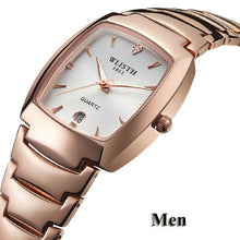 Load image into Gallery viewer, Couple Watch for Men Women Quartz Wristwatches 2019 Luxury Wlisth Brand New Model Female Watch Fashion Business Lover's Watches