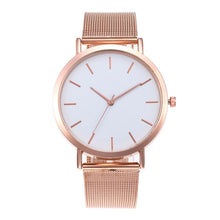 Load image into Gallery viewer, Women's Watches Rose Gold Simple Fashion Women Wrist Watch Luxury Ladies Watch Women Bracelet Reloj Mujer Clock Relogio Feminino