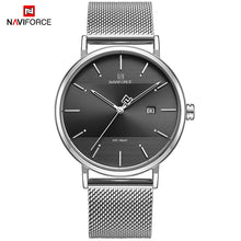 Load image into Gallery viewer, Newest Lover's Watches NAVIFORCE Quartz Simple Clock Men Women Waterproof Full Steel Couple Wristwatches Relogio Masculino 2019