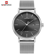 Load image into Gallery viewer, Newest Lover's Watches NAVIFORCE Quartz Simple Clock Men Women Waterproof Full Steel Couple Wristwatches Relogio Masculino 2019