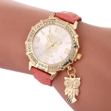 Load image into Gallery viewer, Owl pendant women's watches sold in Europe and America luxury watches brand personality quartz watch