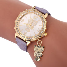 Load image into Gallery viewer, Owl pendant women's watches sold in Europe and America luxury watches brand personality quartz watch