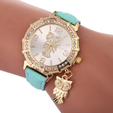 Load image into Gallery viewer, Owl pendant women's watches sold in Europe and America luxury watches brand personality quartz watch