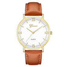Load image into Gallery viewer, Geneva Mens Luxury Brand Watches Stainless Steel Analog Quartz Ladies Dress Wristwatches Clock Women's Watch montre homme QG