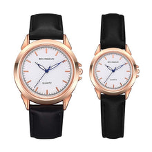 Load image into Gallery viewer, Couple Watches Simple Fashion Unisex Watch Leather Strap Line Analog Quartz Ladies Wristwatches Mujer Lover's Commemorate Gift