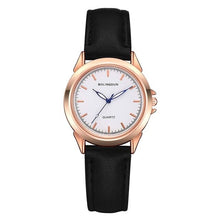 Load image into Gallery viewer, Couple Watches Simple Fashion Unisex Watch Leather Strap Line Analog Quartz Ladies Wristwatches Mujer Lover's Commemorate Gift