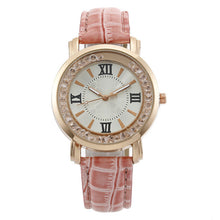 Load image into Gallery viewer, Fashion Ladies Watch Women Watches Luxury Rhinestone Leather Bracelet Wristwatch Analog Quartz Watch reloj mujer zegarek damski
