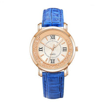 Load image into Gallery viewer, Fashion Ladies Watch Women Watches Luxury Rhinestone Leather Bracelet Wristwatch Analog Quartz Watch reloj mujer zegarek damski
