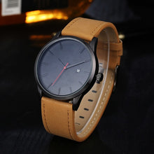 Load image into Gallery viewer, Men's watch sport minimalist watches for men watches leather bracelet clock Relojes erkek kol saati relogio masculino men'watch