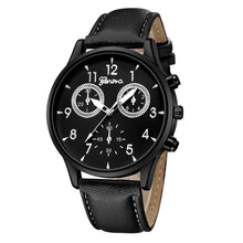 Load image into Gallery viewer, Fashion Men's Leather Military Casual Analog Quartz Wrist Watch Business Watches  Men's watch Wrist Party decoration Business Wa