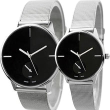 Load image into Gallery viewer, Women's Men's Classic Quartz Stainless Steel Mesh Band Wrist Watch Lover's Gift couple