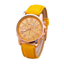 Load image into Gallery viewer, OUTAD Fashion Women Brand Lover's Casual Stylish Romen Numerals Faux Leather Quartz Watch Montre Watches Relojes Mujer feminino
