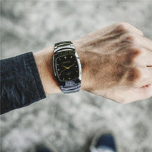 Load image into Gallery viewer, Luxury Cool Unique Lover's Watches Diamond Full Steel Women Men Dress Rectangle Quartz Wristwatch Sweet Couple Women Men Watch