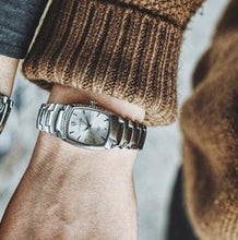 Load image into Gallery viewer, Luxury Cool Unique Lover's Watches Diamond Full Steel Women Men Dress Rectangle Quartz Wristwatch Sweet Couple Women Men Watch