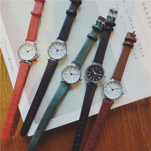 Load image into Gallery viewer, Exquisite small simple women dress watches retro leather female clock Bgg brand women's fashion mini design wristwatches clock