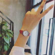 Load image into Gallery viewer, Exquisite small simple women dress watches retro leather female clock Bgg brand women's fashion mini design wristwatches clock