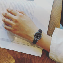 Load image into Gallery viewer, Exquisite small simple women dress watches retro leather female clock Bgg brand women's fashion mini design wristwatches clock