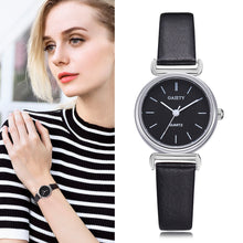Load image into Gallery viewer, Fashion Exquisite Small Simple Women Dress Watch Leather Female Clock Women's Mini Design Wristwatch Clock Relogio Feminino