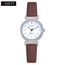Load image into Gallery viewer, Fashion Exquisite Small Simple Women Dress Watch Leather Female Clock Women's Mini Design Wristwatch Clock Relogio Feminino