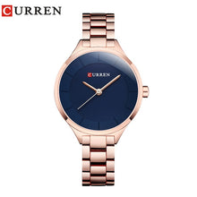 Load image into Gallery viewer, CURREN Rose Gold Watch Women Watches Stainless Steel Ladies Women's Watch Women 2018 Luxury Gold Color Fashion Relogio Feminino