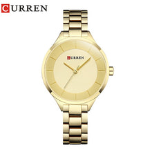 Load image into Gallery viewer, CURREN Rose Gold Watch Women Watches Stainless Steel Ladies Women's Watch Women 2018 Luxury Gold Color Fashion Relogio Feminino