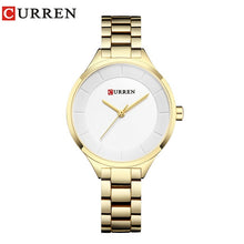 Load image into Gallery viewer, CURREN Rose Gold Watch Women Watches Stainless Steel Ladies Women's Watch Women 2018 Luxury Gold Color Fashion Relogio Feminino