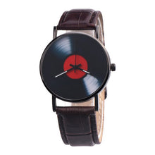Load image into Gallery viewer, 2019 Fasion Men's Watch Neutral Watch Retro Design Brand Analog Vinyl Record Men Women Quartz Alloy Watch Gift Female Clock