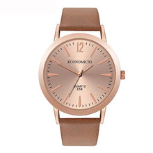 Load image into Gallery viewer, Ladies Watch Women's Leather Strap Watches Casual Quartz Analog Round Dial Wrist Watch Gifts Relojes Para Mujer Byan Kol Saati*A