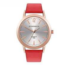 Load image into Gallery viewer, Ladies Watch Women's Leather Strap Watches Casual Quartz Analog Round Dial Wrist Watch Gifts Relojes Para Mujer Byan Kol Saati*A