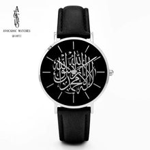 Load image into Gallery viewer, AVOCADO 2019 Men's Watches Black arabic watch Leather strap Reloj arabe negro