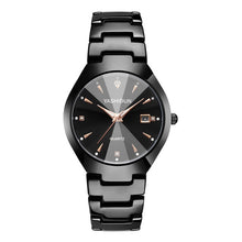 Load image into Gallery viewer, Couple Watch Men and Women Rose Gold Quartz Watch Classic Unisex Stainless Steel Lover's Wrist Watches Christmas Valentine Gifts