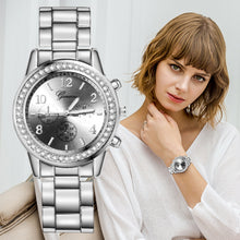 Load image into Gallery viewer, Geneva Luxury Women's Watches relogio feminino Fashion Metal Strap Watch Bracelet Quartz Ladies Women New Clock bayan kol saati