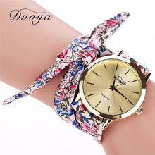 Load image into Gallery viewer, Fashion Women's Flower Star Bow Wristwatch Scarf Band Party Casual Watch relogio feminino Montre Femme Women Gift 328