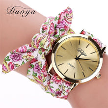 Load image into Gallery viewer, Fashion Women's Flower Star Bow Wristwatch Scarf Band Party Casual Watch relogio feminino Montre Femme Women Gift 328